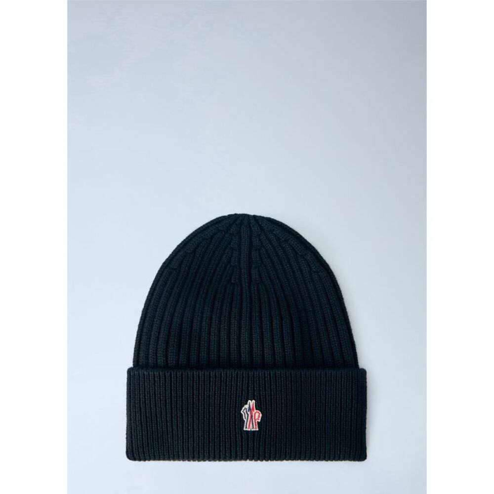 Moncler Grenoble Men Ribbed Knit Beanie